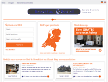 Tablet Screenshot of breakfastandbed.nl